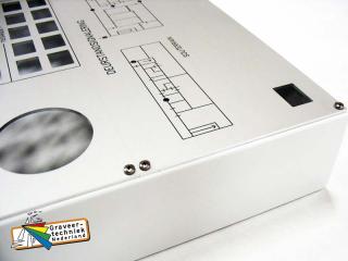 Aluminium bedieningspaneel met behuizing